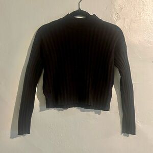 Cropped Madewell Mock Neck Sweater